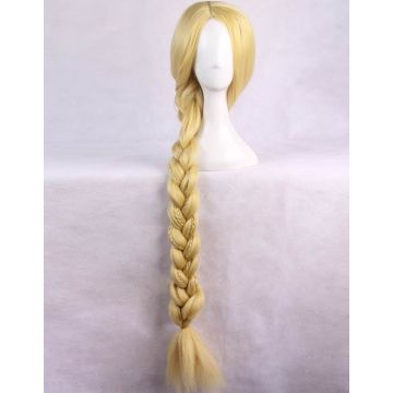 Adult Tower Princess Wig - Long Golden Braided Tower Princess Costume Hair