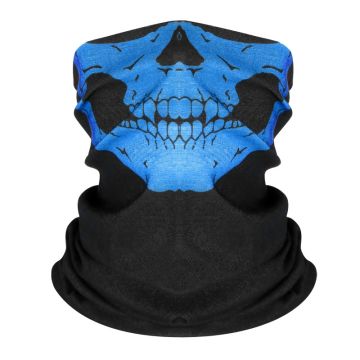 Adult Skull Face Gaiter - Multifunctional Neck Scarf Face Covering