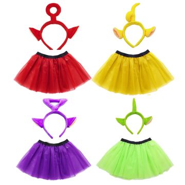 Teletubbies Headpiece with Tutu Costume Accessory tt1131tt1074