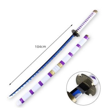 Adult Anime Sword Replica Costume Accessory - 104cm Wooden Katana with Sheath