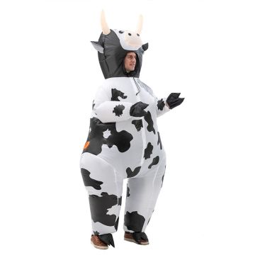 Kids and Adults Inflatable Cow Costume - Farm Animal Novelty Suit