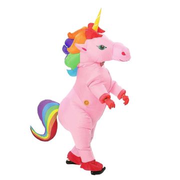 Ladies Inflatable Unicorn Adult Costume