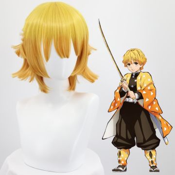 Anime Yellow Hair Hunter Wig tt3248