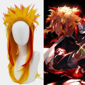 Anime Flame Warrior Wig tt3249