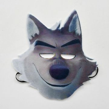 Kids Bad Guy Wolf Costume with Mask and Gloves - Grey Suit Outfit