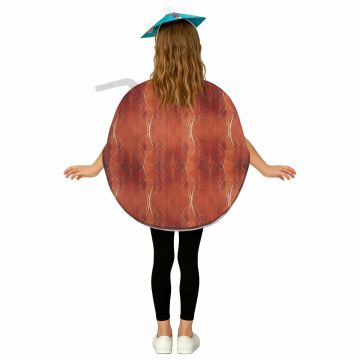 Kids Coconut Drink Costume - Tropical Tabard with Umbrella Hat