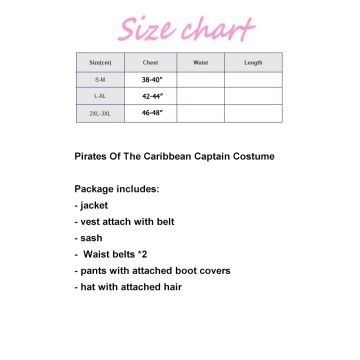Adult Caribbean Pirate Captain Costume - Deluxe Captain Outfit