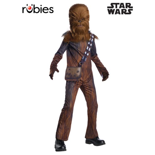 Kids Star Wars Chewbacca costume with faux fur mask and bandolier Kids Star Wars Chewbacca costume with faux fur mask and bandolier