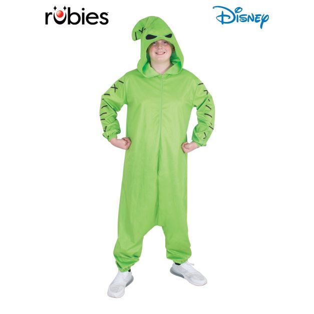 Adult Oogie Boogie fleece onesie costume from Nightmare Before Christmas with attached hood Adult Oogie Boogie fleece onesie costume from Nightmare Before Christmas with attached hood
