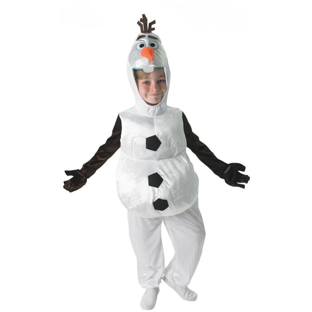 Kids Olaf costume - white velour Disney Frozen snowman jumpsuit with hood and carrot nose Kids Olaf costume - white velour Disney Frozen snowman jumpsuit with hood and carrot nose