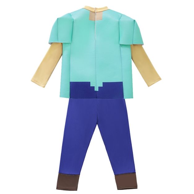 Pixel sandbox hero costume showing structured square shoulder pads and geometric design Pixel sandbox hero costume showing structured square shoulder pads and geometric design
