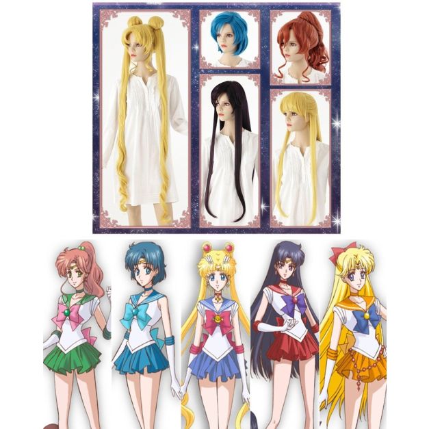 Sailor Moon Cosplay Costume Wig tt1143 Sailor Moon Cosplay Costume Wig tt1143