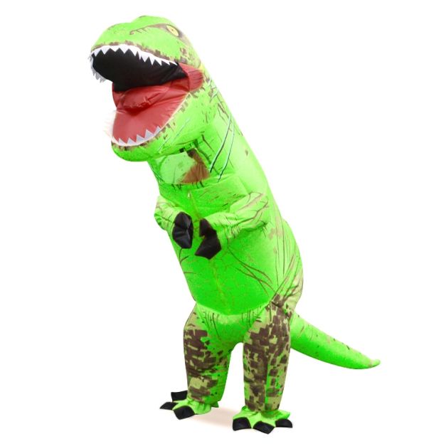 Kids Green T-REX Inflatable Costume tt2001kgreen Kids Green T-REX Inflatable Costume tt2001kgreen
