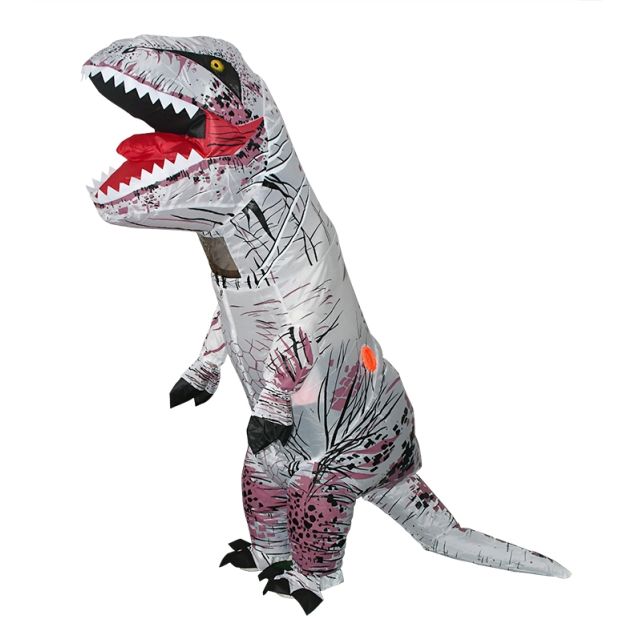 Kids White T-REX Inflatable Costume tt2001kwhite