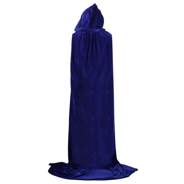 Kids fantasy costume cape in rich blue velvet Kids fantasy costume cape in rich blue velvet