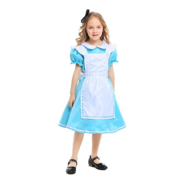 Alice in Wonderland Book Week Costume Girls Blue Dress Apron Alice in Wonderland Book Week Costume Girls Blue Dress Apron
