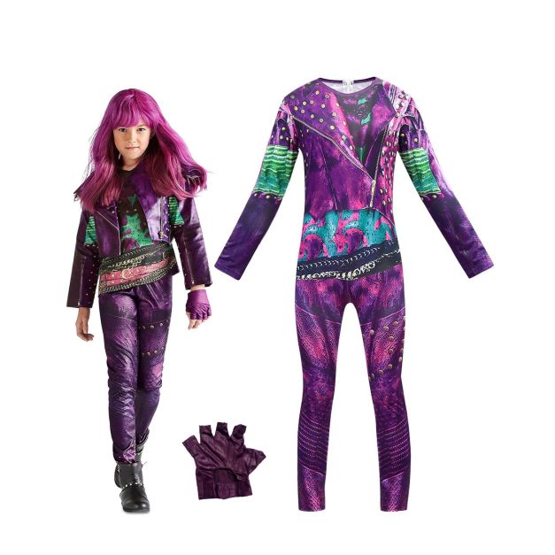 Kids Magical Heirs purple dragon heir costume purple dragon scale jumpsuit with printed moto jacket Kids Magical Heirs purple dragon heir costume purple dragon scale jumpsuit with printed moto jacket