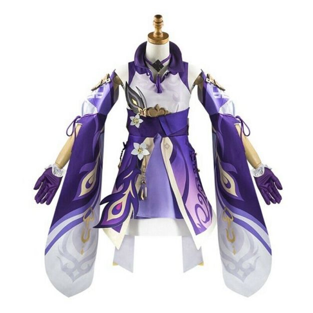 8-piece anime cosplay costume set including gloves headpiece and waist belt with ornamental brooch 8-piece anime cosplay costume set including gloves headpiece and waist belt with ornamental brooch