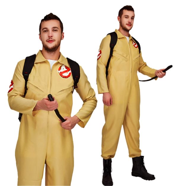 Adult Mens Paranormal Investigator Jumpsuit with Proton Pack Backpack - alternate view 5 Adult Mens Paranormal Investigator Jumpsuit with Proton Pack Backpack - alternate view 5