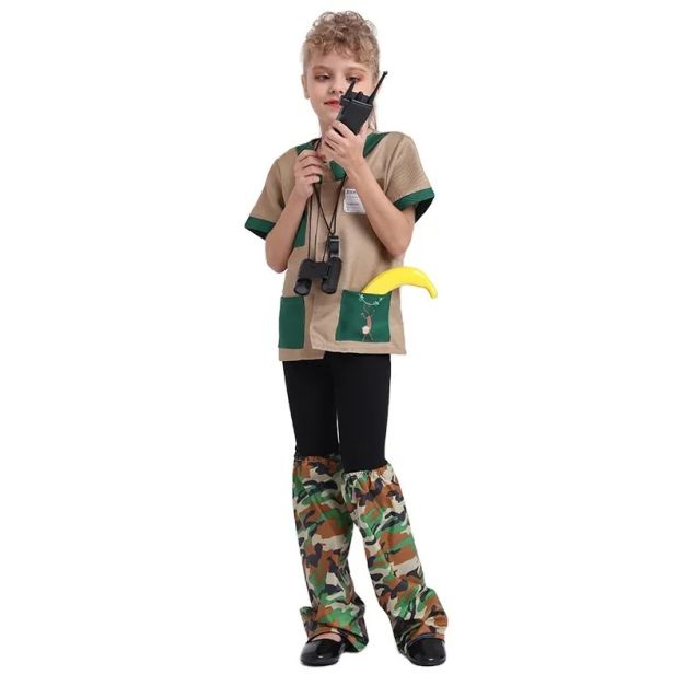 Kids Zoo Keeper Costume tt3329 Kids Zoo Keeper Costume tt3329