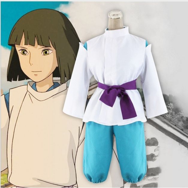 Anime convention costume with Japanese-inspired harem pants and obi belt Anime convention costume with Japanese-inspired harem pants and obi belt