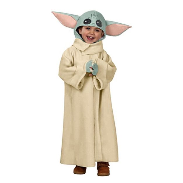 Kids Baby Yoda Star Wars The Mandalorian Costume 