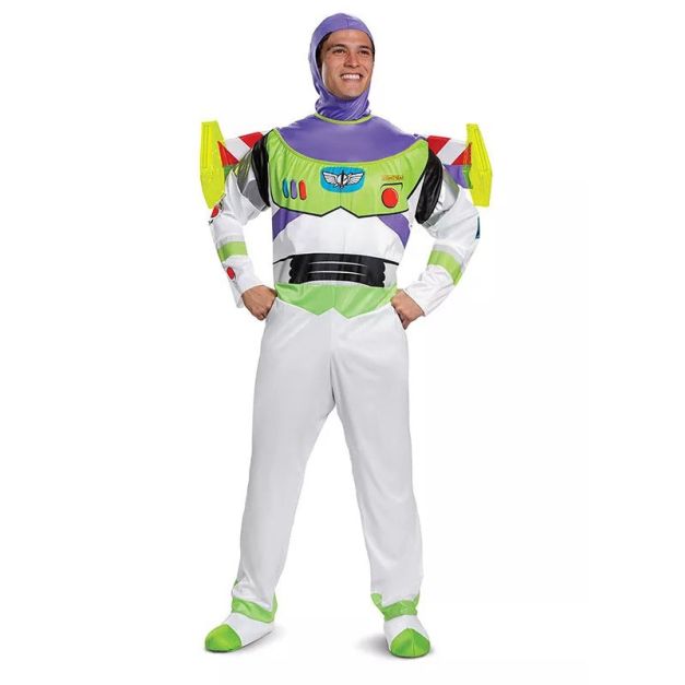 Buzz Lightyear Men’s Costume – Adult Space Ranger Jumpsuit