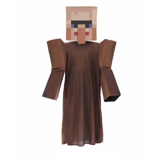 Back view of block builder costume showing structured sleeve shape and center seam Back view of block builder costume showing structured sleeve shape and center seam