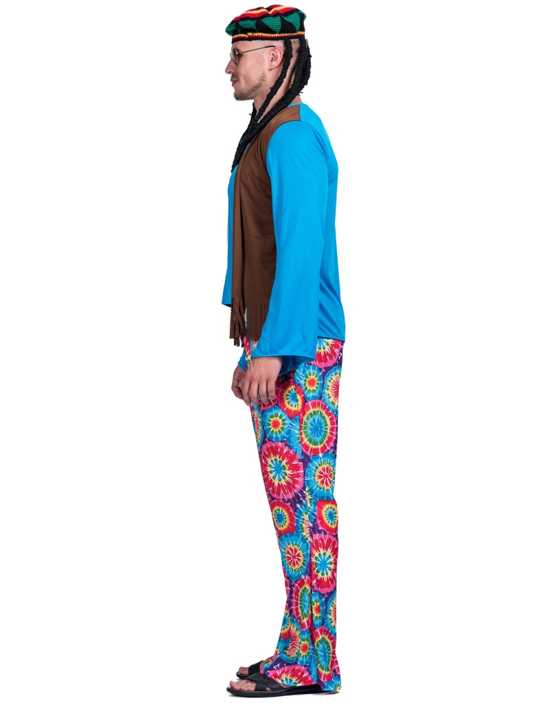 Mens Peace The Hippie 60s 70s Costume Hippy 1960s 1970s Groovy