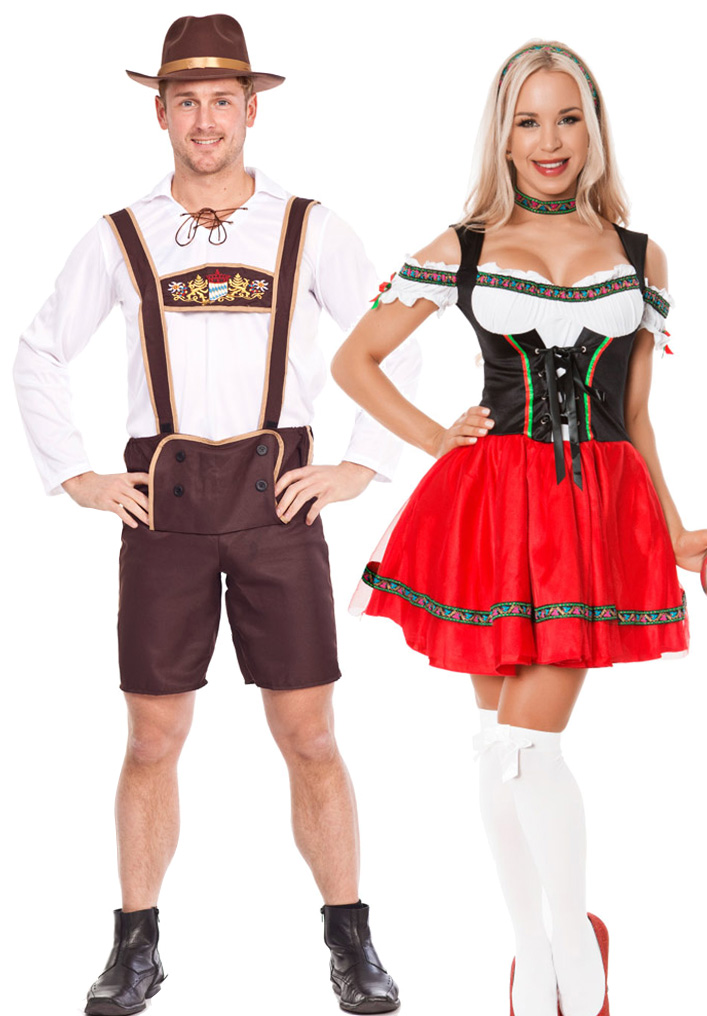 Oktoberfest dress for couple – Dirndl & lederhosen!