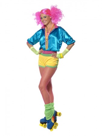 80s skater costume – never disappoints the ladies at any theme party!