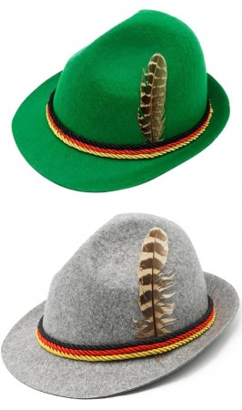Oktoberfest hat with feather – a top costume accessory!