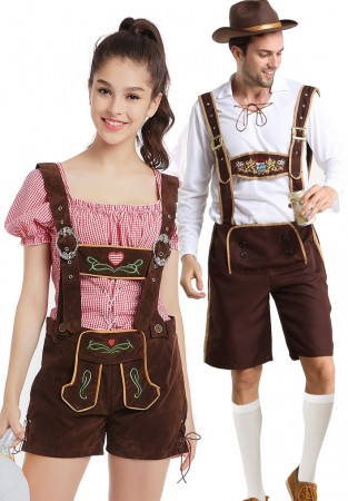 Couples Bavarian Costume Set – embrace the festive spirit together!