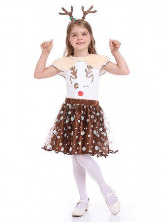 Reindeer costume girls - a brilliant way to get into the festive spirit!