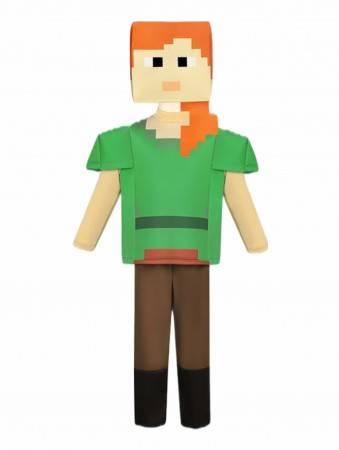 Minecraft Style Pixel Girl Outfit – a fun, vibrant, and uniquely digital twist for your daughter!