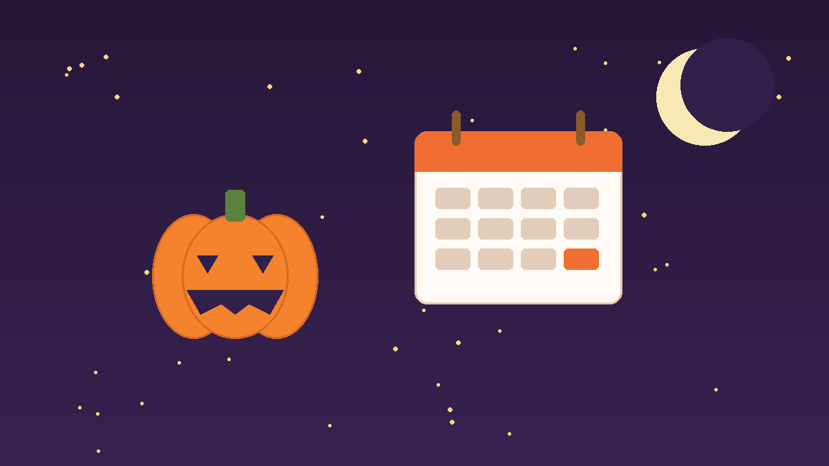 Halloween 2026 calendar - Saturday 31 October