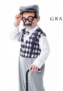 The evergreen charm of boys old man grandpa 100 days of school outfit!